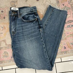 Pistola Blue Studded Women Jeans